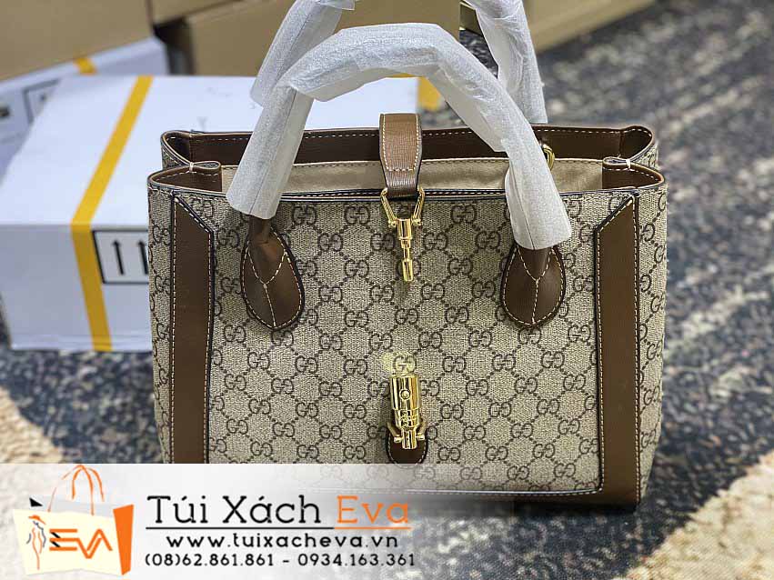 Túi Xách Gucci Flap Jackie Bag Siêu Cấp Màu Nâu Đẹp.