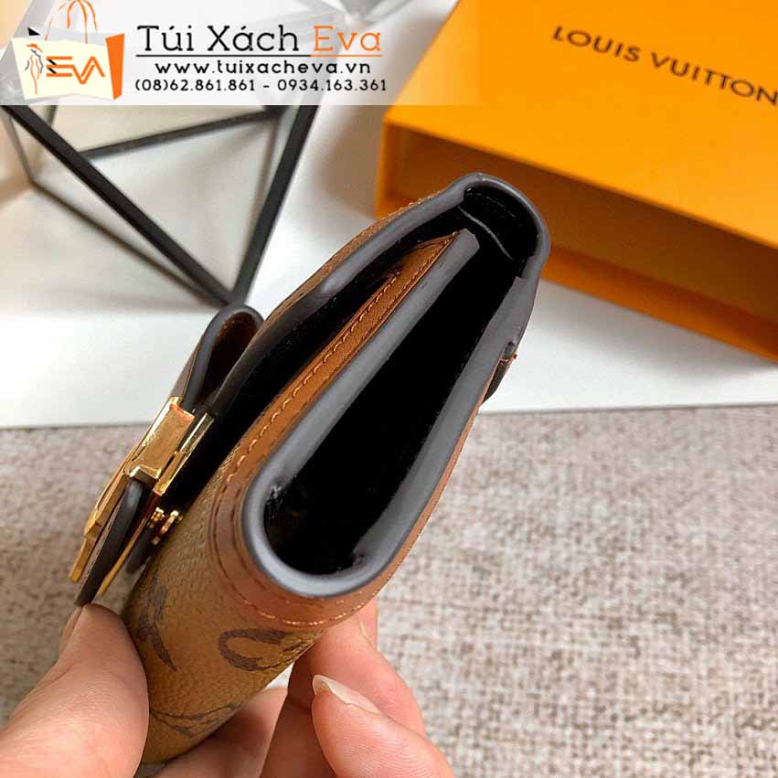 Ví cầm Tay Lv Dauphine Bag Siêu Cấp Màu Nâu Đẹp M68725.