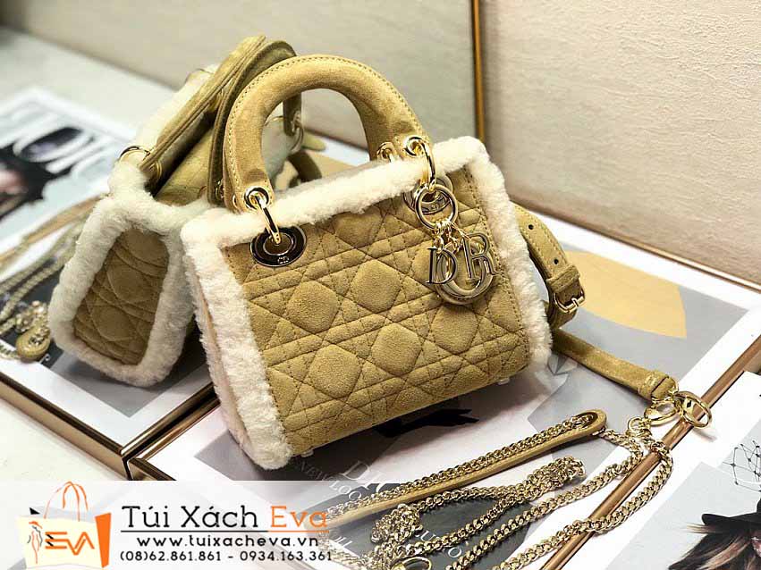 Túi Xách Dior Lady Bag Siêu Cấp Màu Vàng Đẹp.