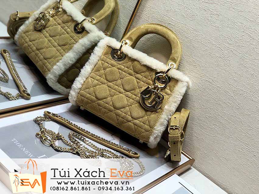 Túi Xách Dior Lady Bag Siêu Cấp Màu Vàng Đẹp.