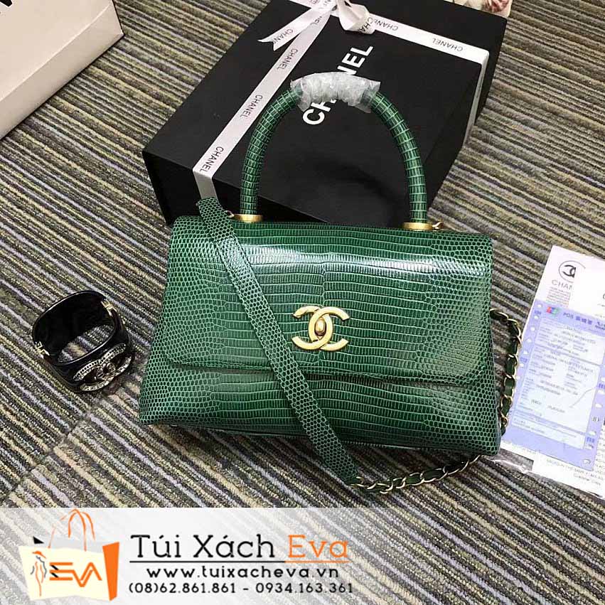 Túi Xách Chanel CocoHandle Bag Siêu Cấp Màu Xanh Lá Đẹp M93050.