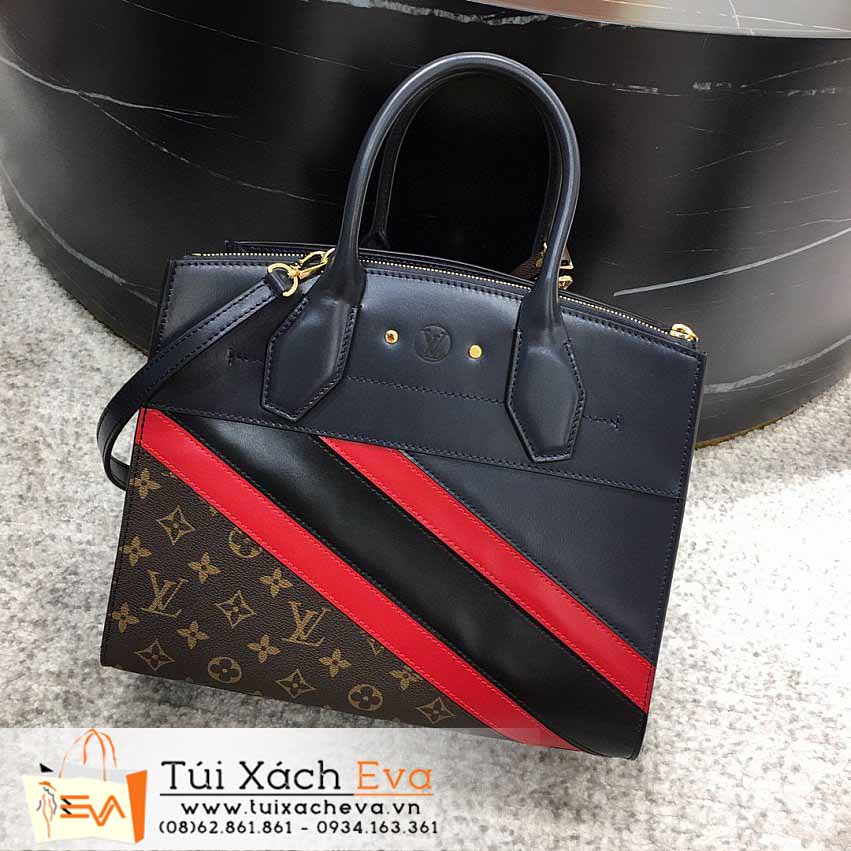 Túi Xách LV City Steamer Bag Siêu Cấp Màu Đen Đẹp M55434.