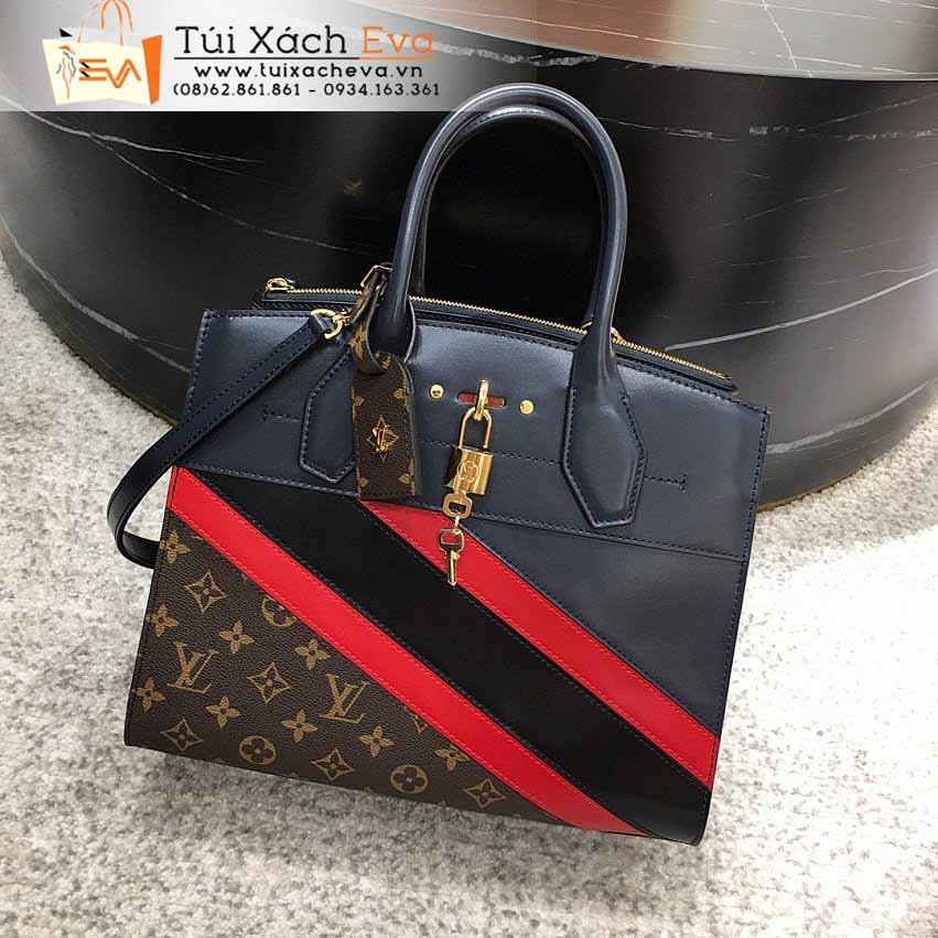 Túi Xách LV City Steamer Bag Siêu Cấp Màu Đen Đẹp M55434.