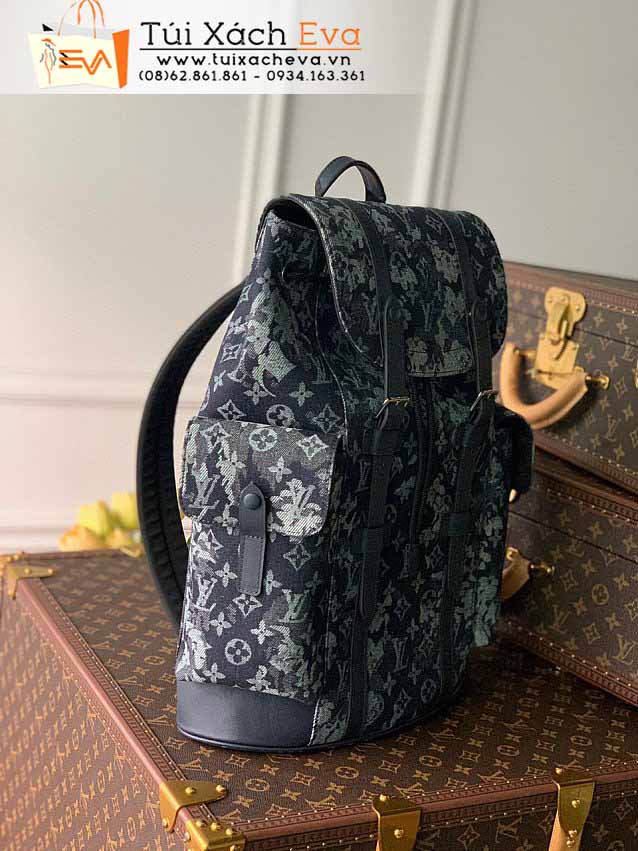 Balo LV Monogram Tapestry Bag Siêu Cấp Màu Đen Đẹp M57280.