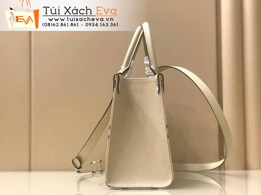 Túi Xách LV Onthego Mini Bag Siêu Cấp Màu Kem Đẹp M45661.