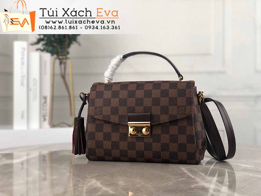 Túi Xách LV Croisette Bag Siêu Vip Màu Nâu Đẹp M41581.
