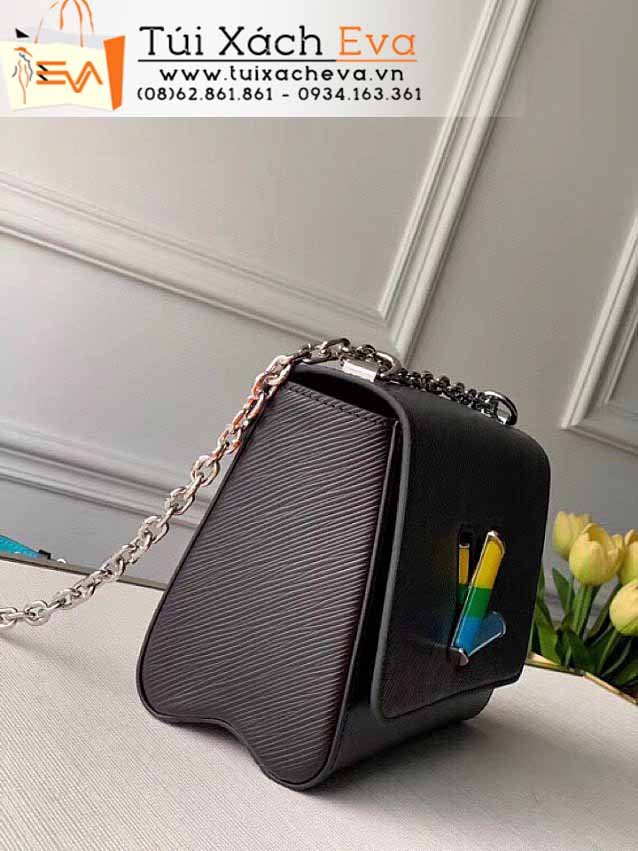 Túi Xách LV Twist Denim Bag Siêu Cấp Màu Đen Đẹp M56327.
