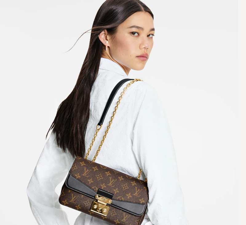 Túi Xách LV Super Marceau Black And Caramel