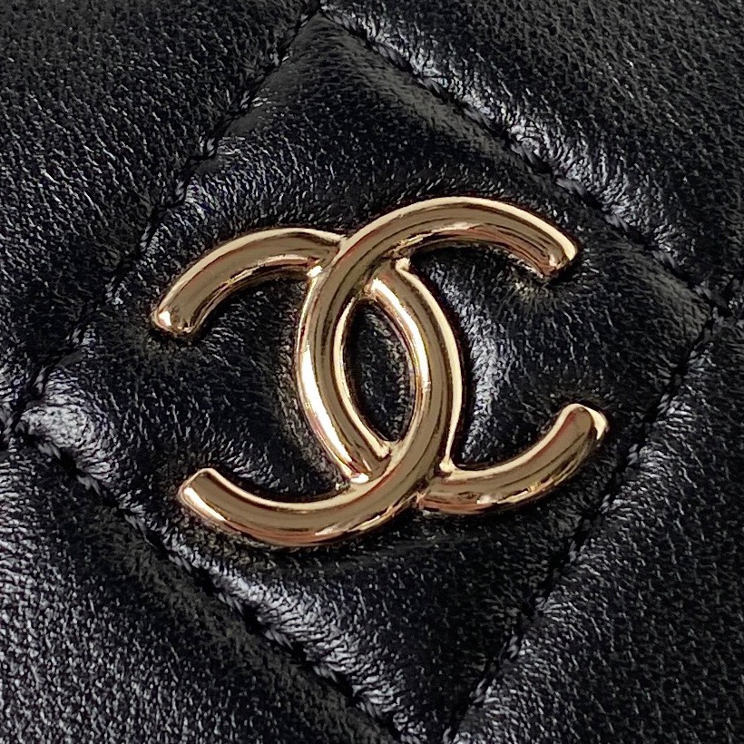 Túi Xách Chanel Siêu Cấp 23C Pouch Bag Mini Màu Đen