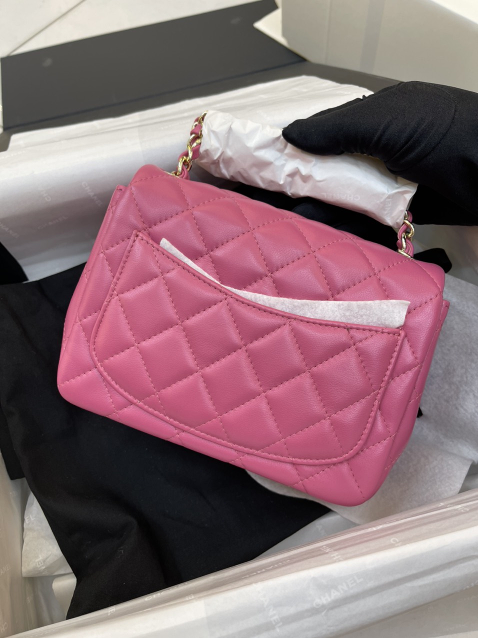 Túi Xách Chanel VIP Flap Bag Màu Hồng Size 17cm