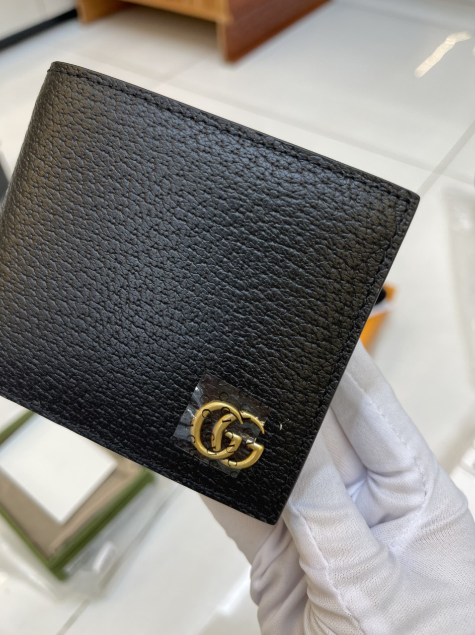 VÍ Gucci Siêu Cấp GG Marmont Leather Bi-Fold