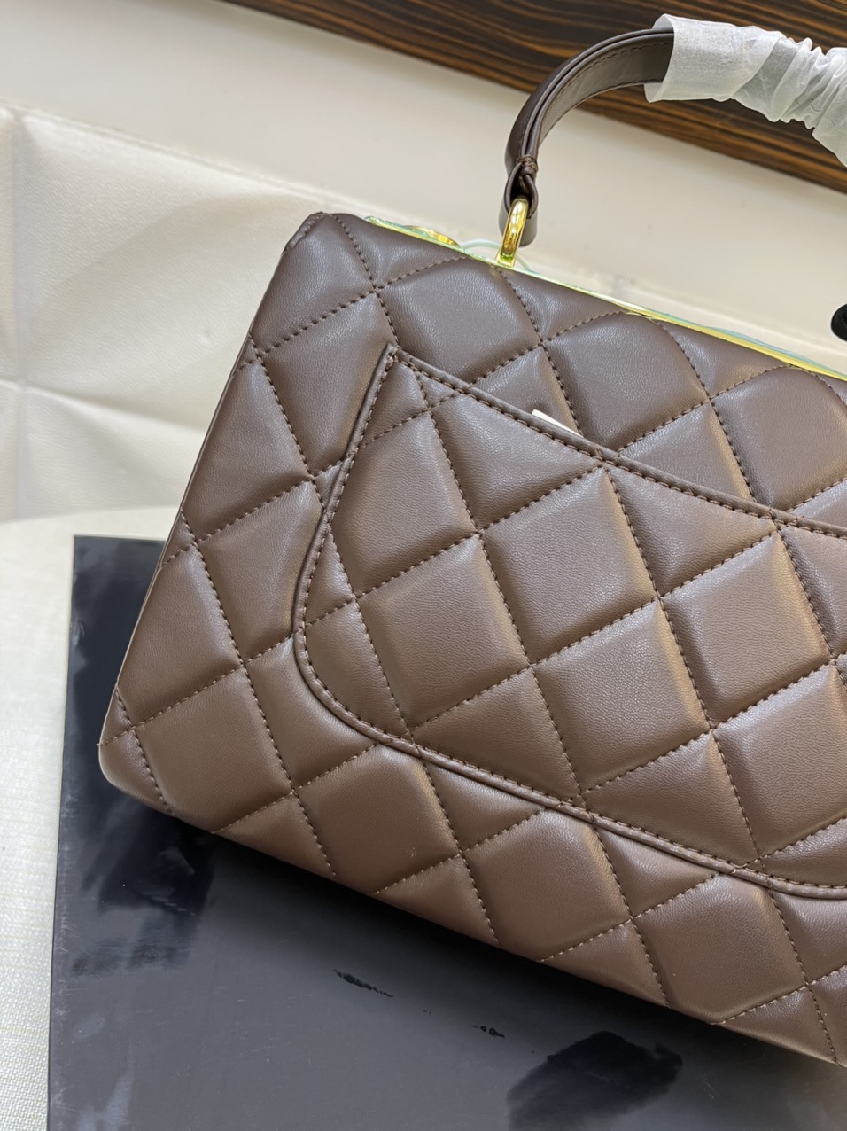 Túi Xách Chanel Super Trendy Màu Nâu Size 26cm