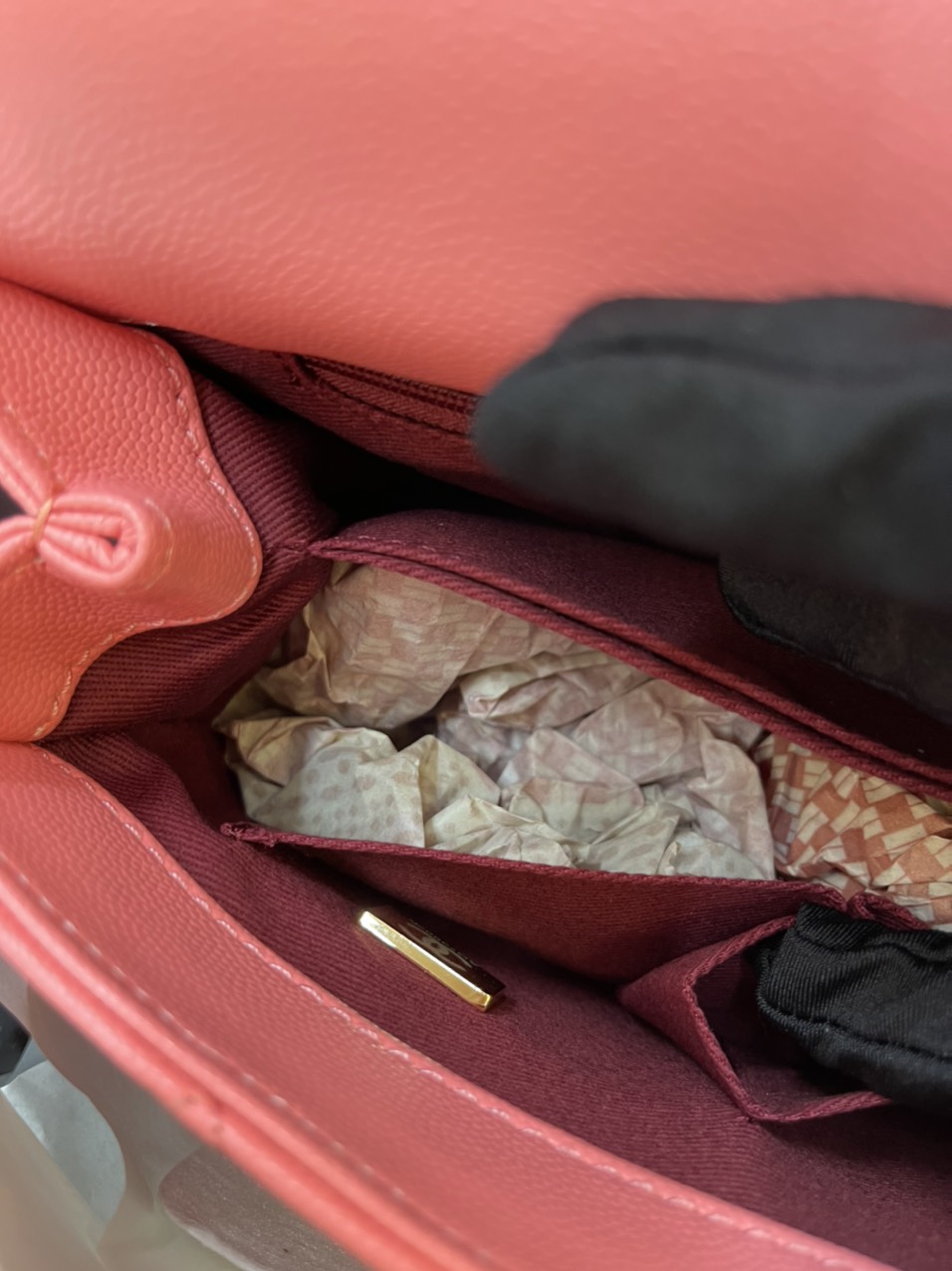 Túi Xách Chanel Super Caviar Quilted Extra Mini Coco Handle Flap Pink