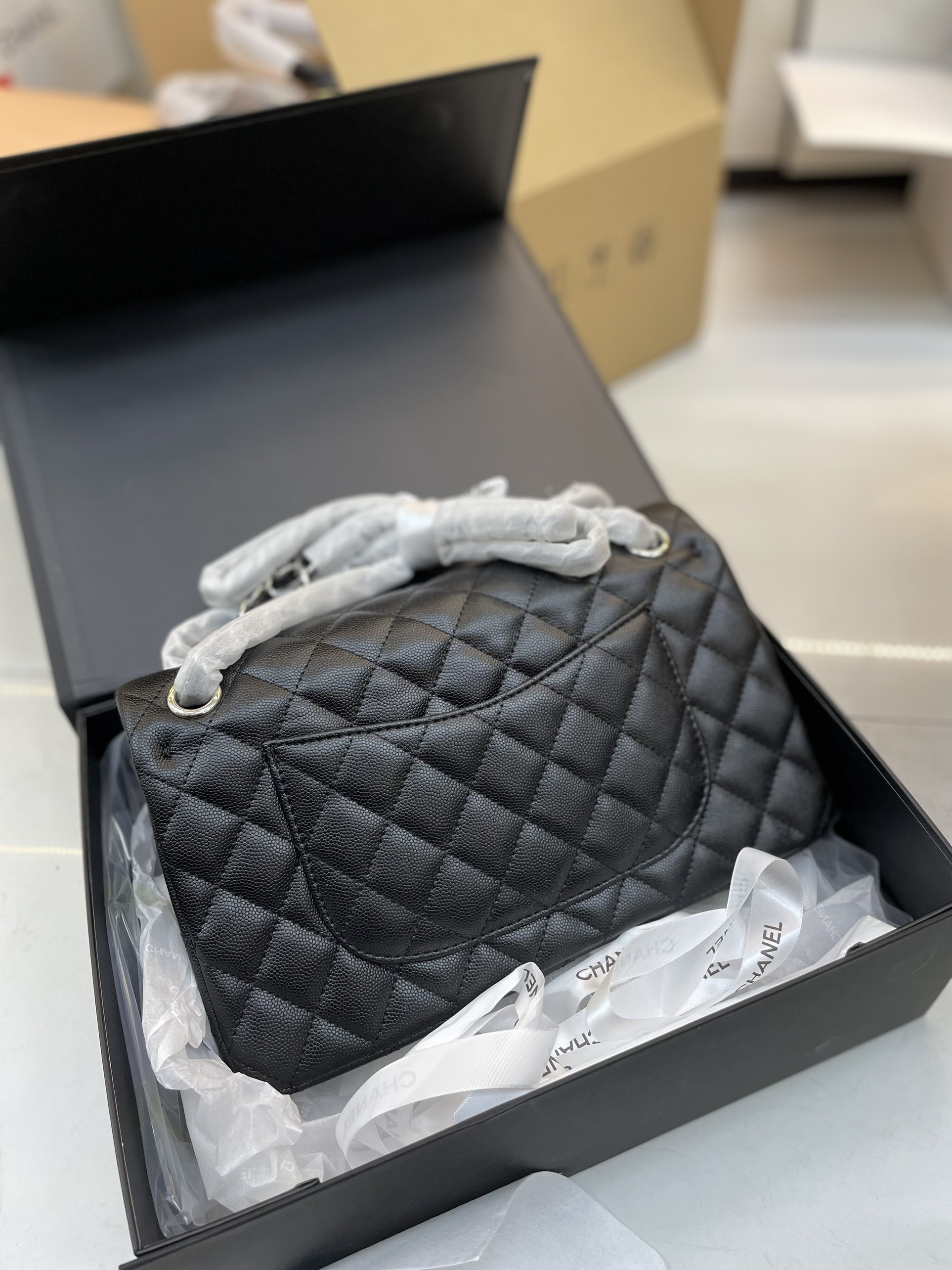 Túi Xách CHANEL Super Classic Single Flap Black Caviar Màu Đen Size 26cm
