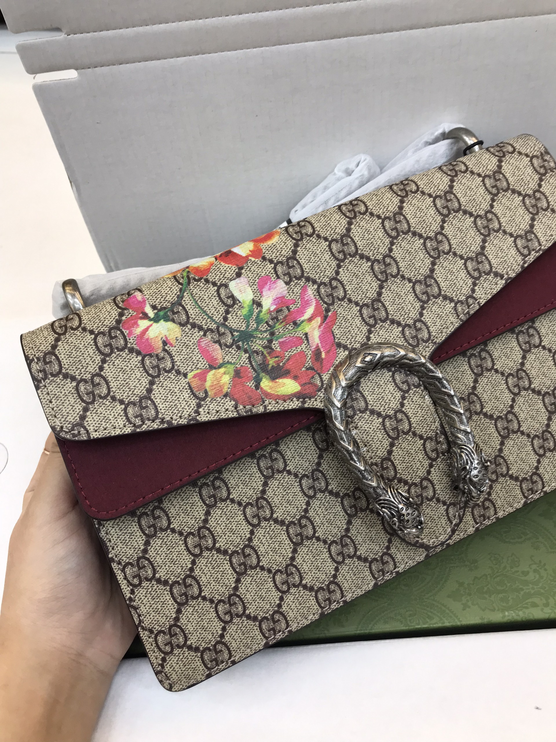 Túi Xách Gucci Super Dionysus GG Blooms bag