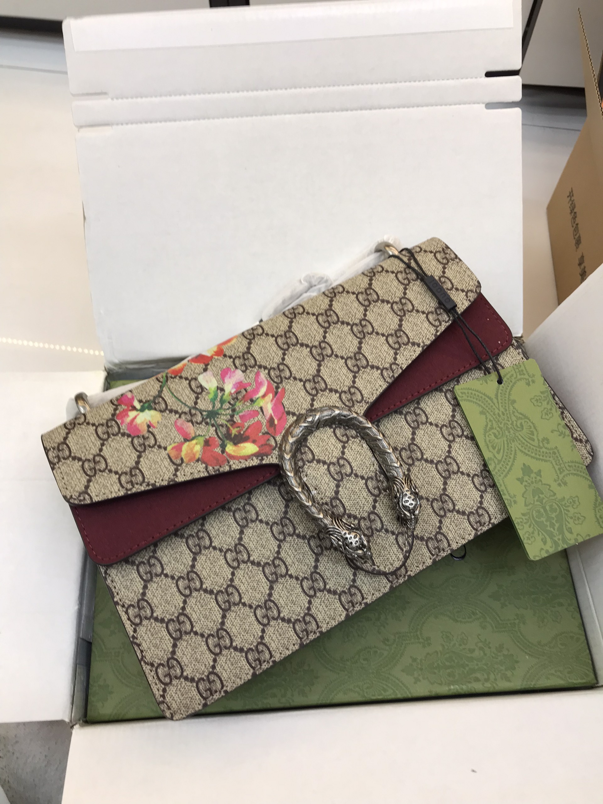 Túi Xách Gucci Super Dionysus GG Blooms bag