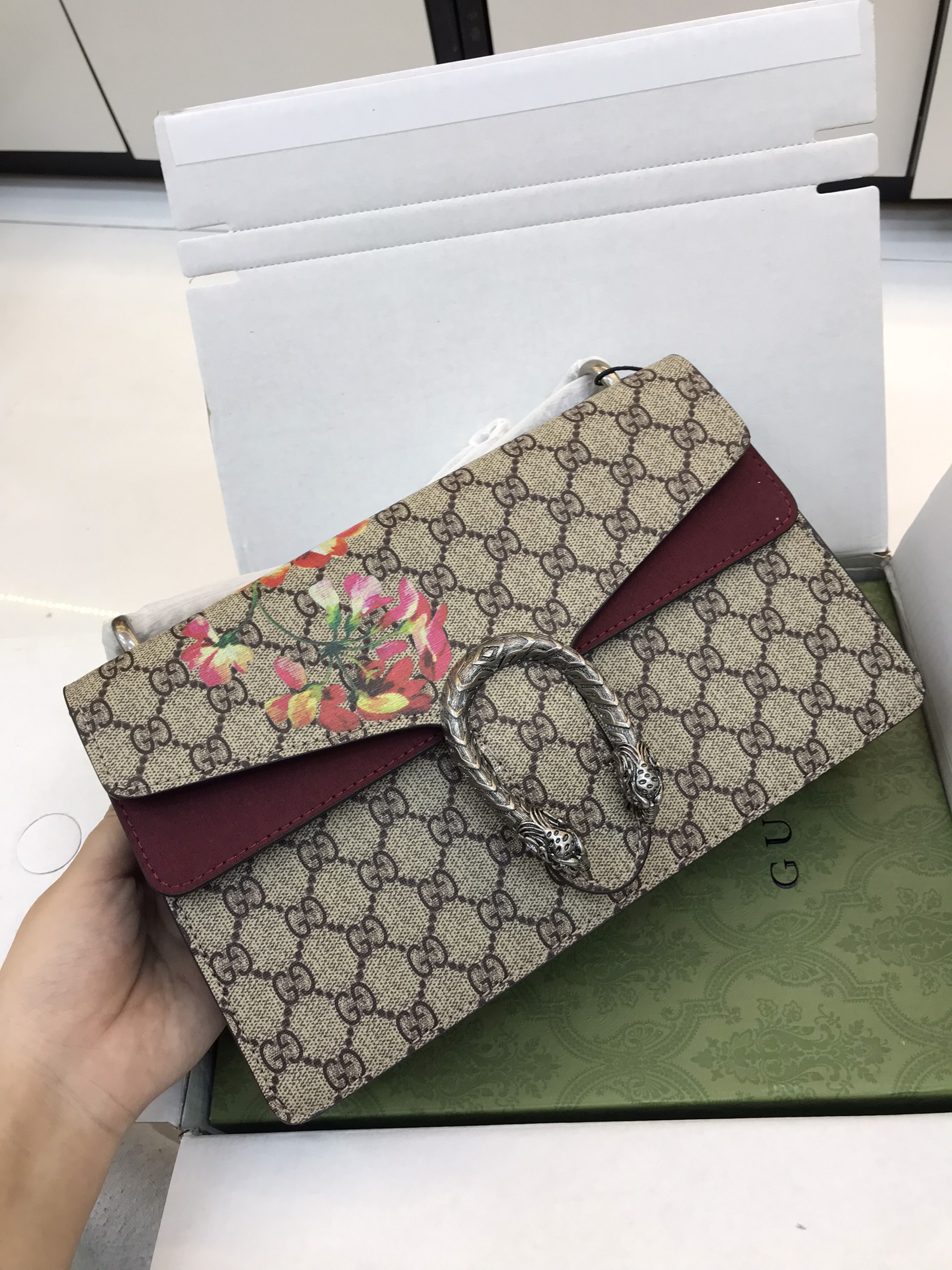 Túi Xách Gucci Super Dionysus GG Blooms bag