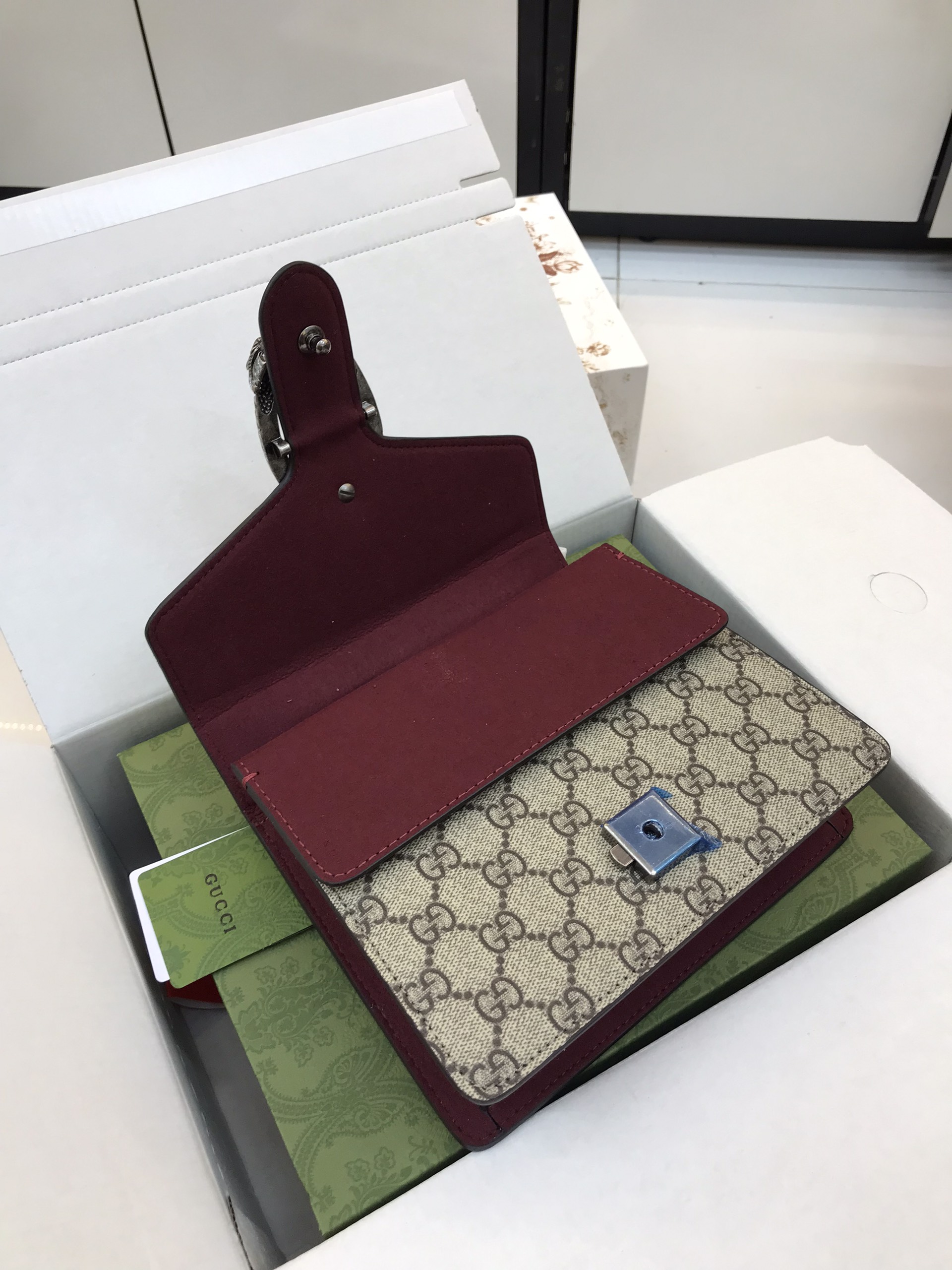 Túi Xách Gucci Super Dionysus GG Blooms mini bag Size 20cm