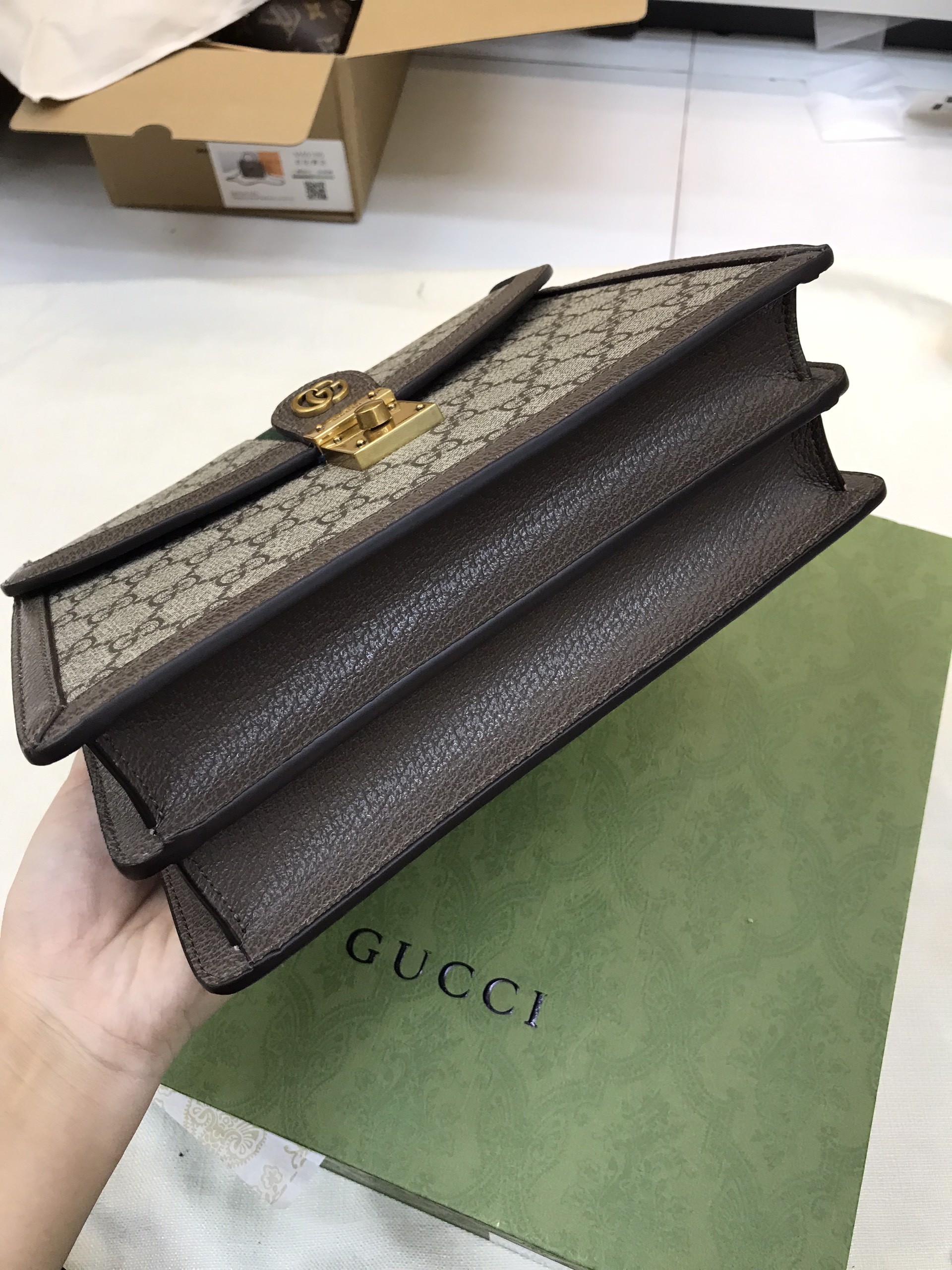 Túi Xách Gucci Super Ophidia Small Top Handle Bag Size 26cm