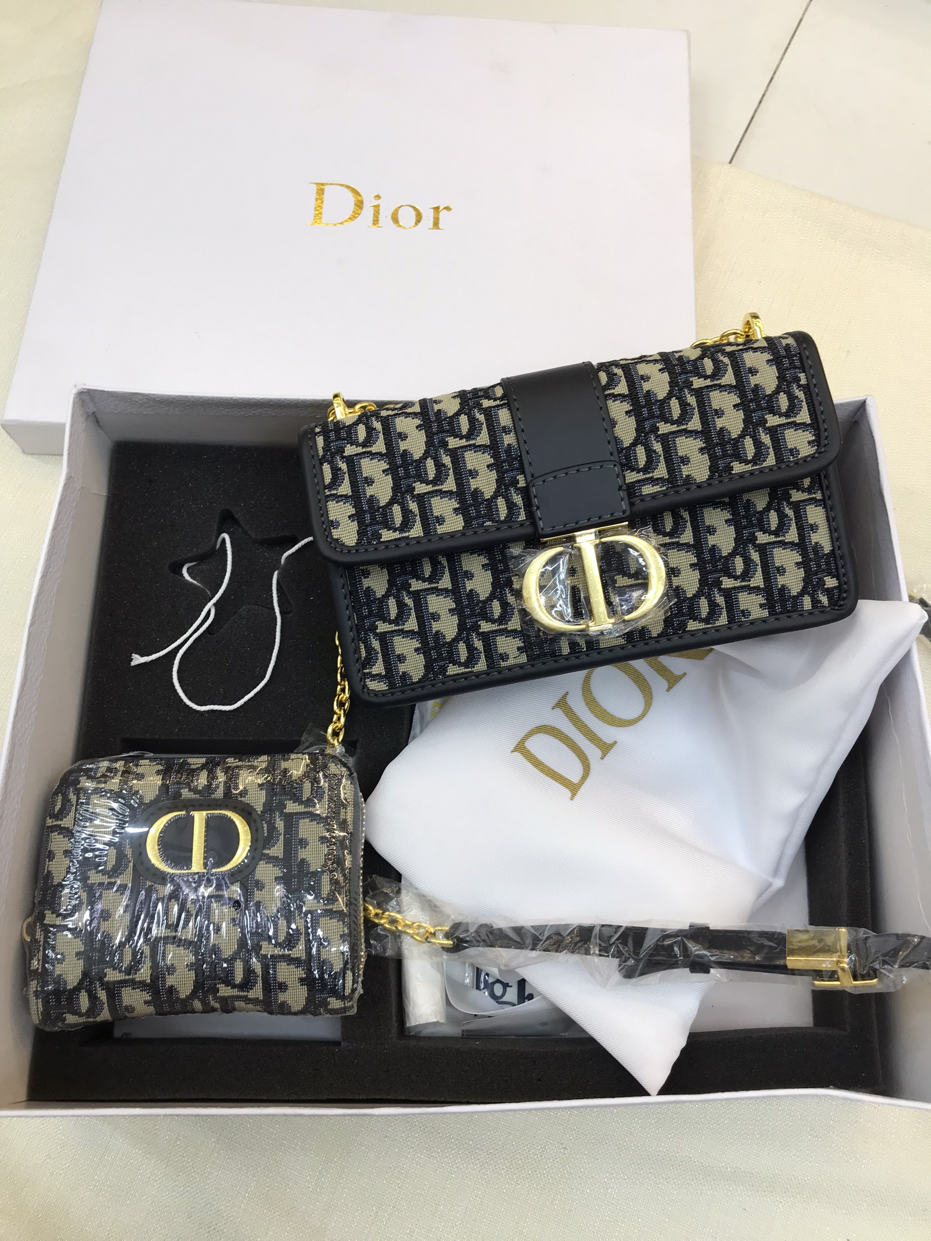Set Túi Xách Dior HANDBAGS 30 montaigne oblique