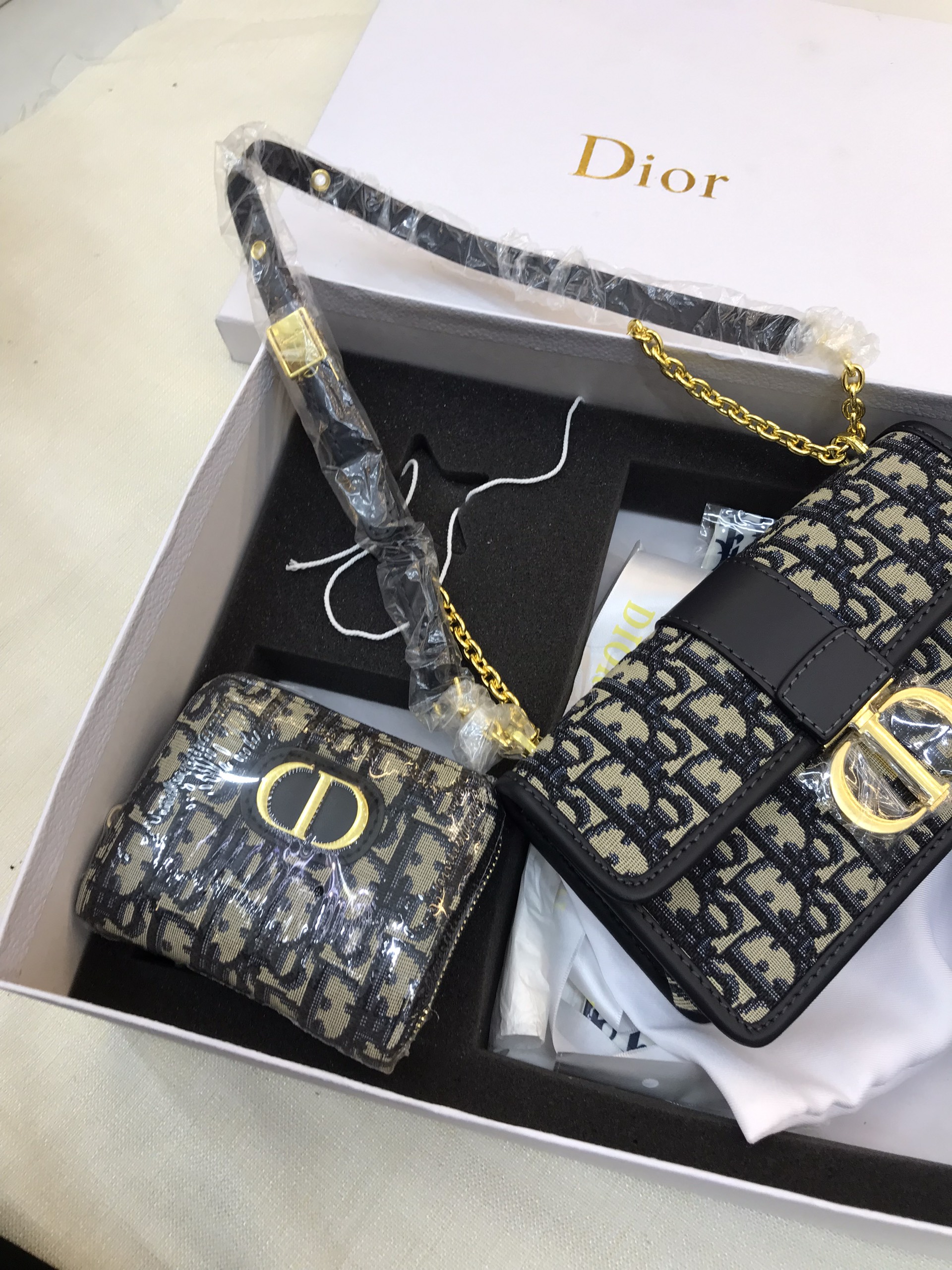 Set Túi Xách Dior HANDBAGS 30 montaigne oblique