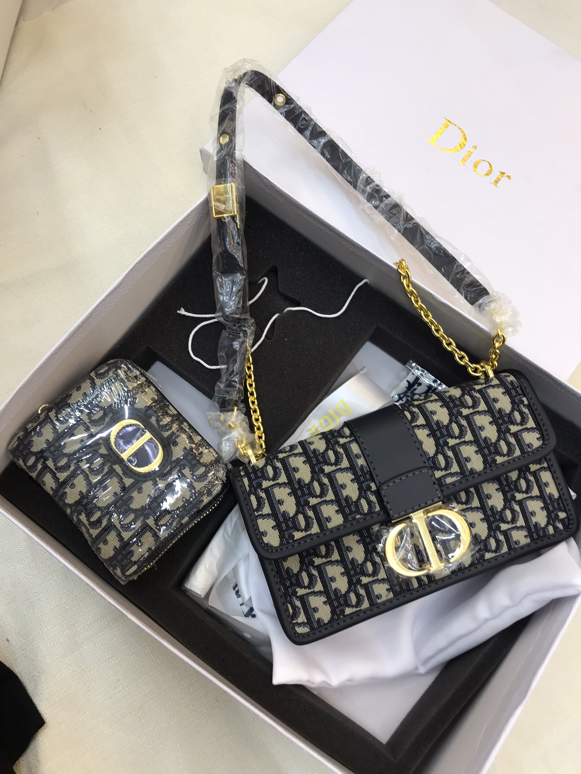 Set Túi Xách Dior HANDBAGS 30 montaigne oblique