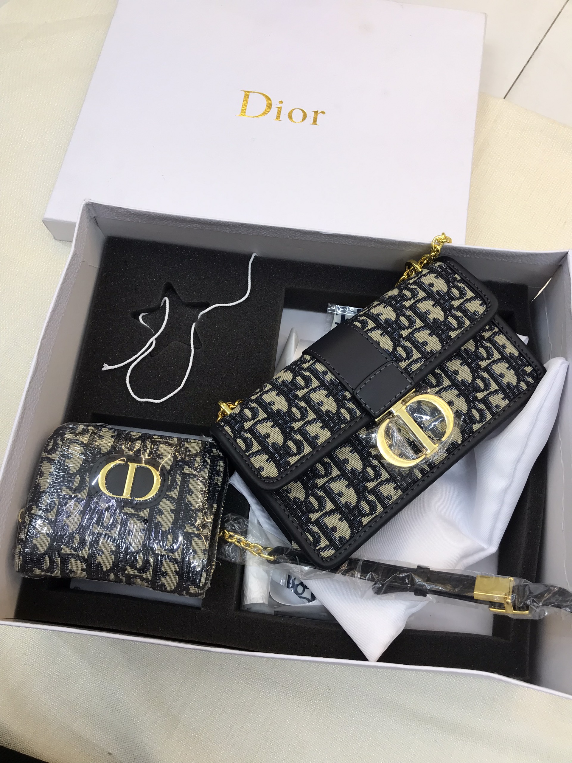 Set Túi Xách Dior HANDBAGS 30 montaigne oblique
