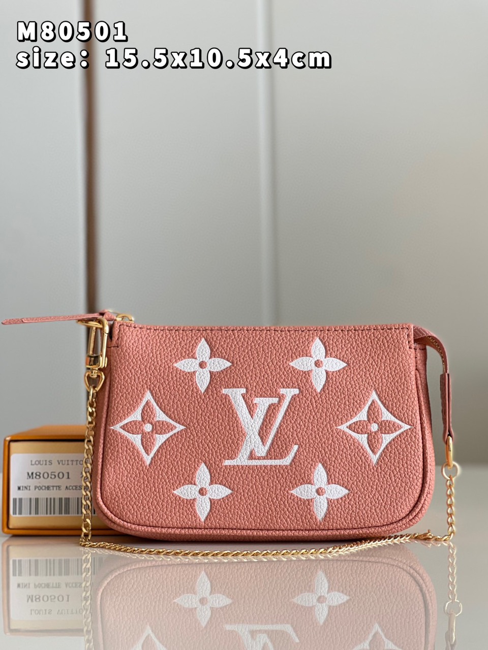 Ví Cầm Tay LV Siêu Cấp Monogram Empreinte M80501