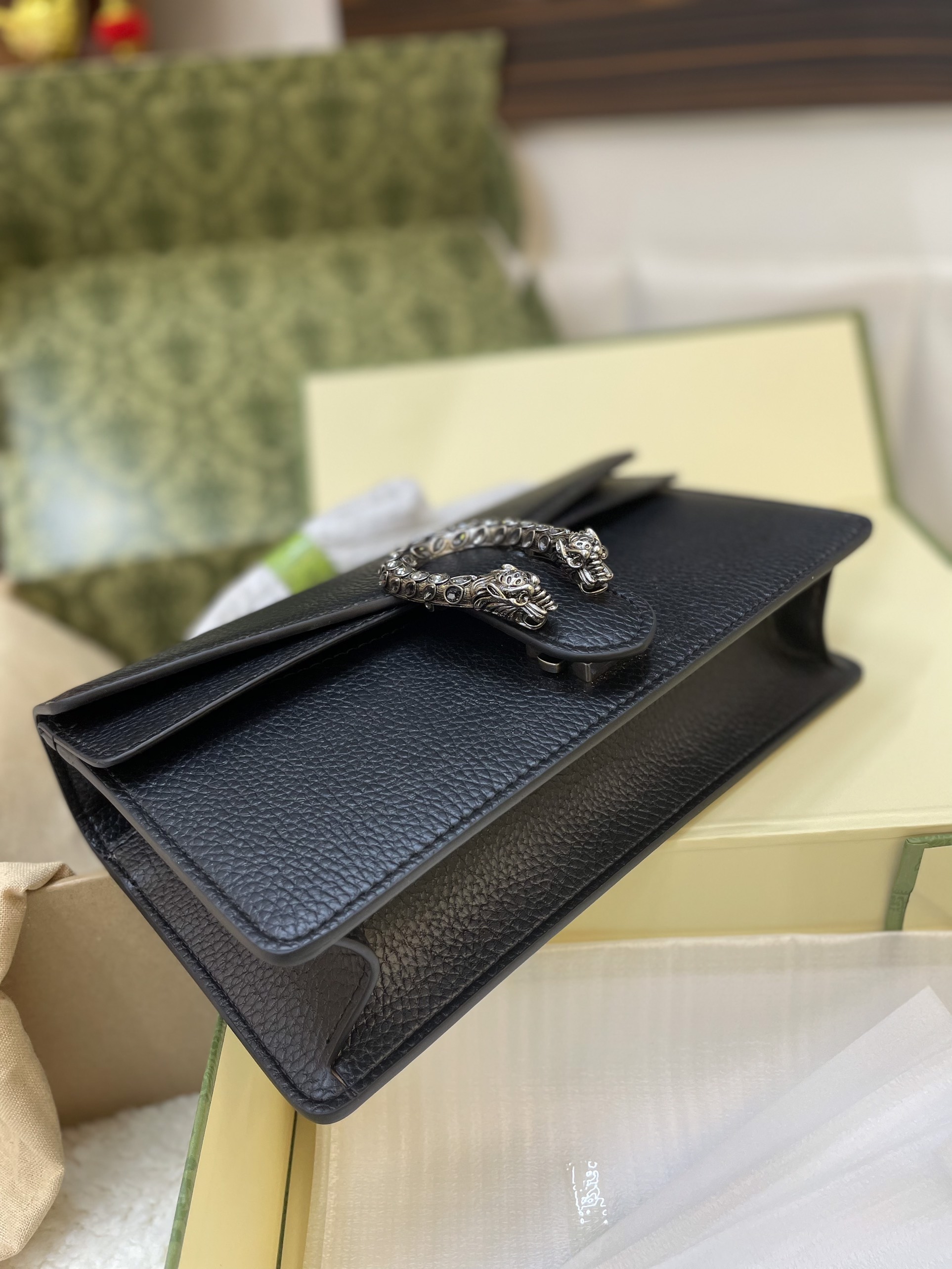 Túi Xách Gucci Super Dionysus small shoulder bag Màu Đen