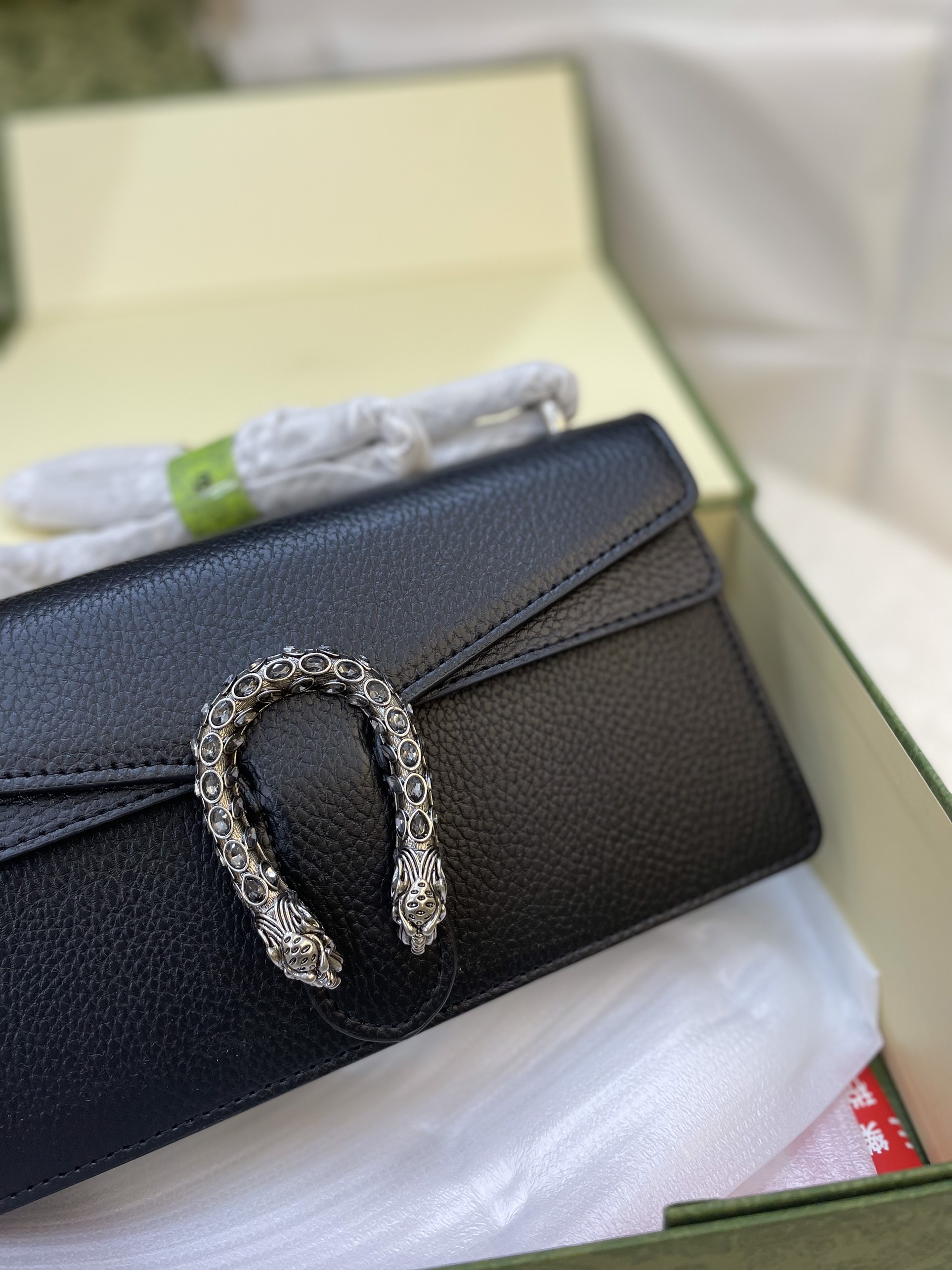 Túi Xách Gucci Super Dionysus small shoulder bag Màu Đen