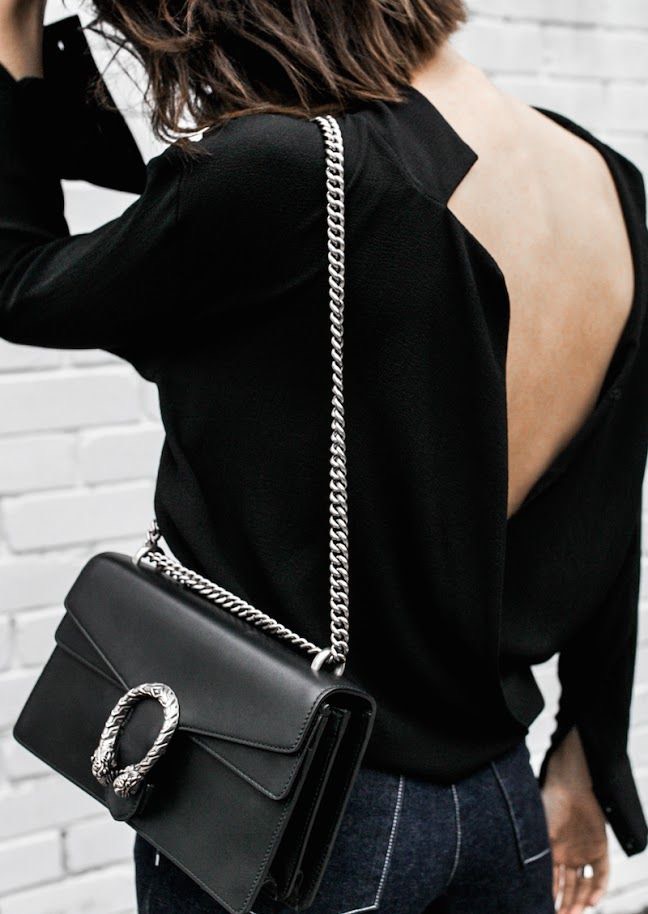 Túi Xách Gucci Super Dionysus small shoulder bag Màu Đen
