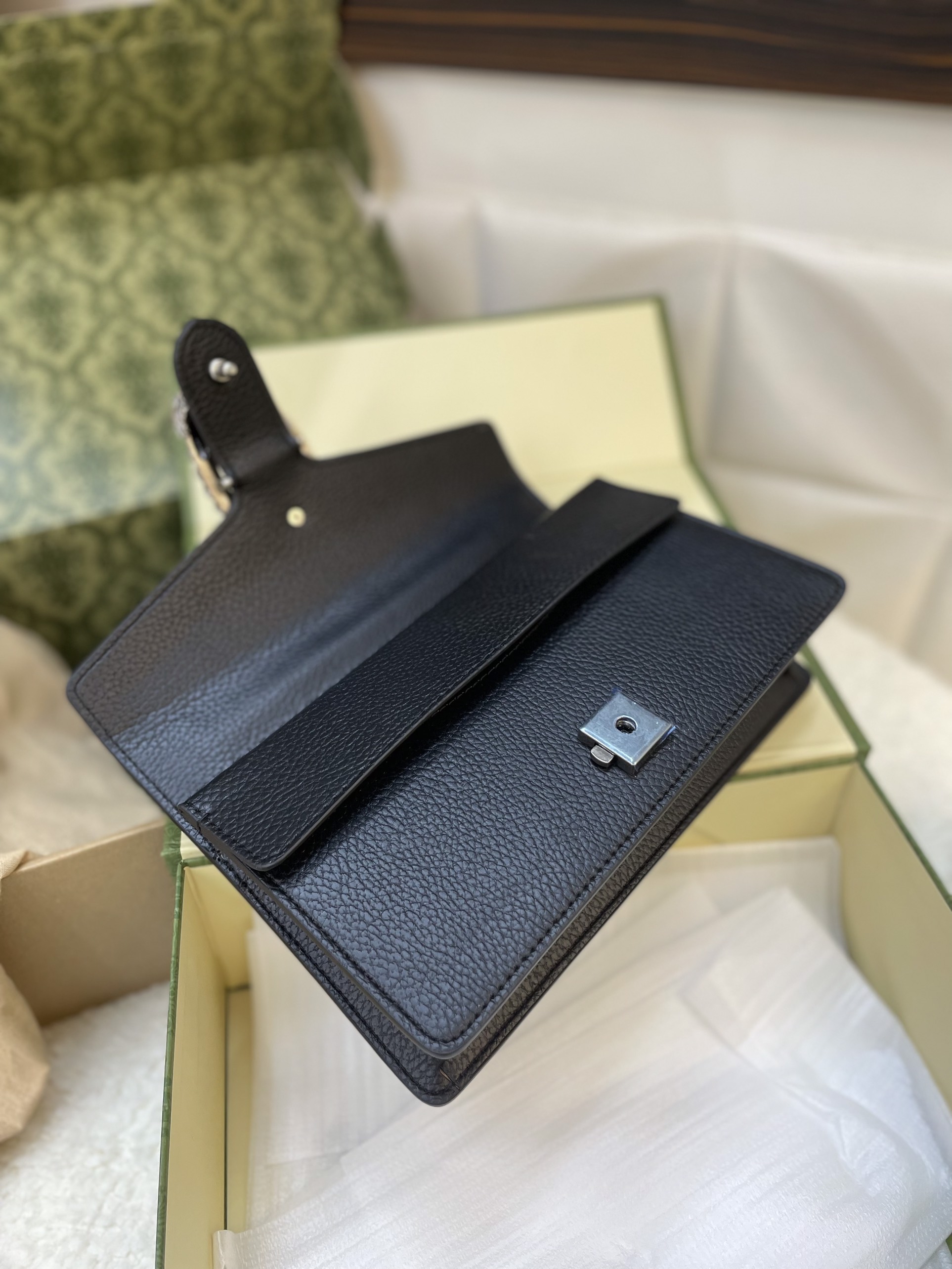 Túi Xách Gucci Super Dionysus small shoulder bag Màu Đen