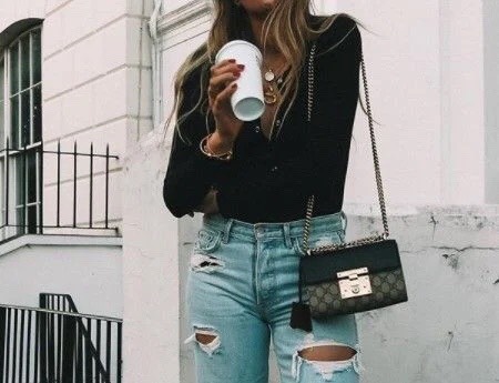 Túi xách Gucci Padlock Super Màu Be Nắp Đen Size 20cm