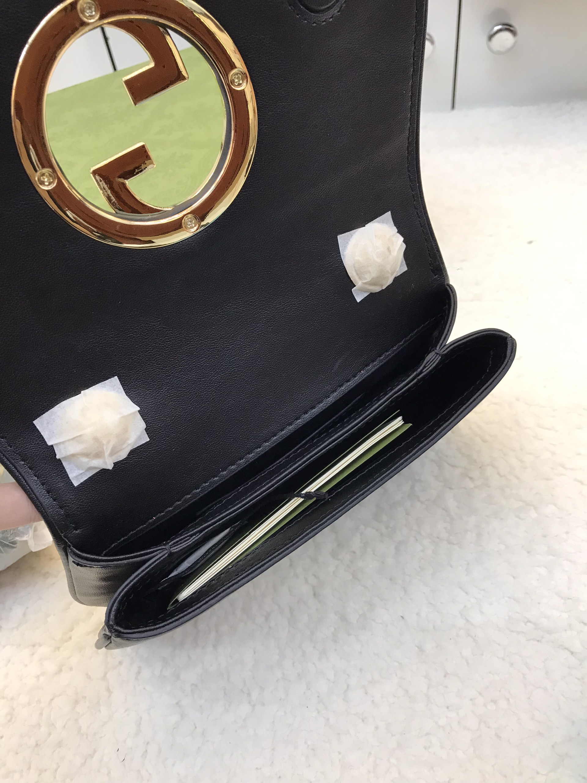Túi Xách Gucci Super Blondie mini bag Màu Đen
