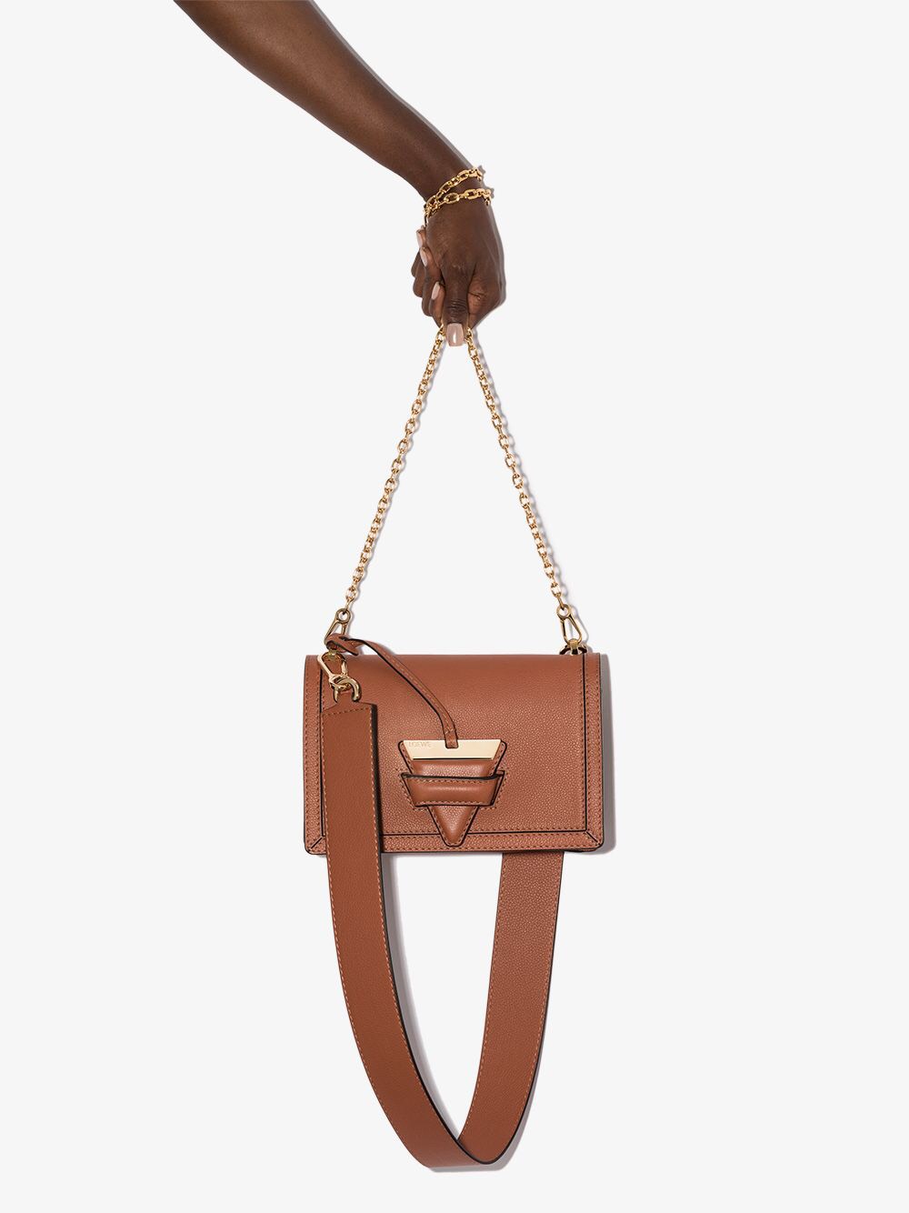 Túi Xách Loewe Super Pattina Saddle Bag Màu Hồng Size 25cm
