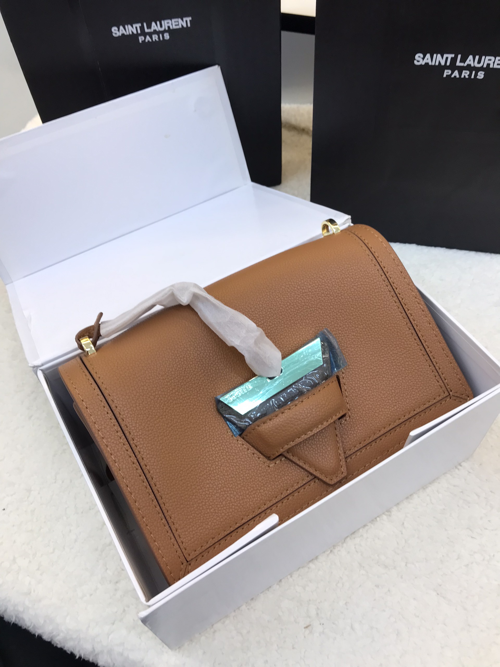 Túi Xách Loewe Super Pattina Saddle Bag Màu Hồng Size 25cm