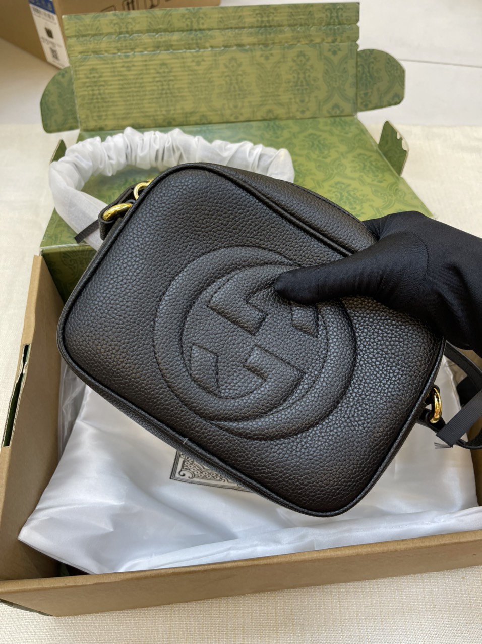 Túi xách Gucci Soho Disco Super Màu Đen Size 21cm