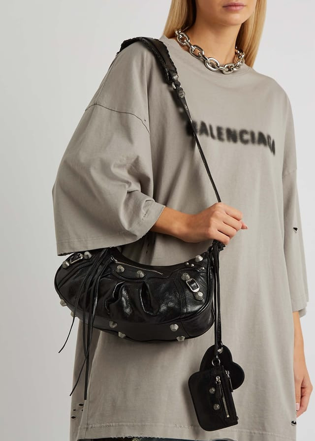 Túi Xách Balenciaga Super Màu Đen Bóng  Size 33cm