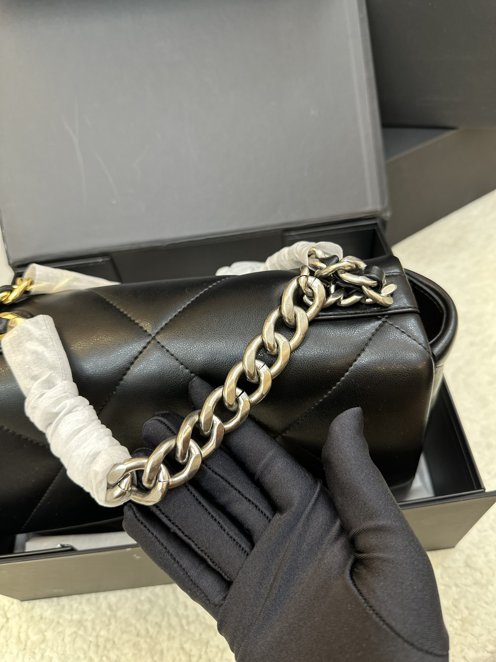 Túi Chanel 19 Màu Đen Size 26cm AS1160