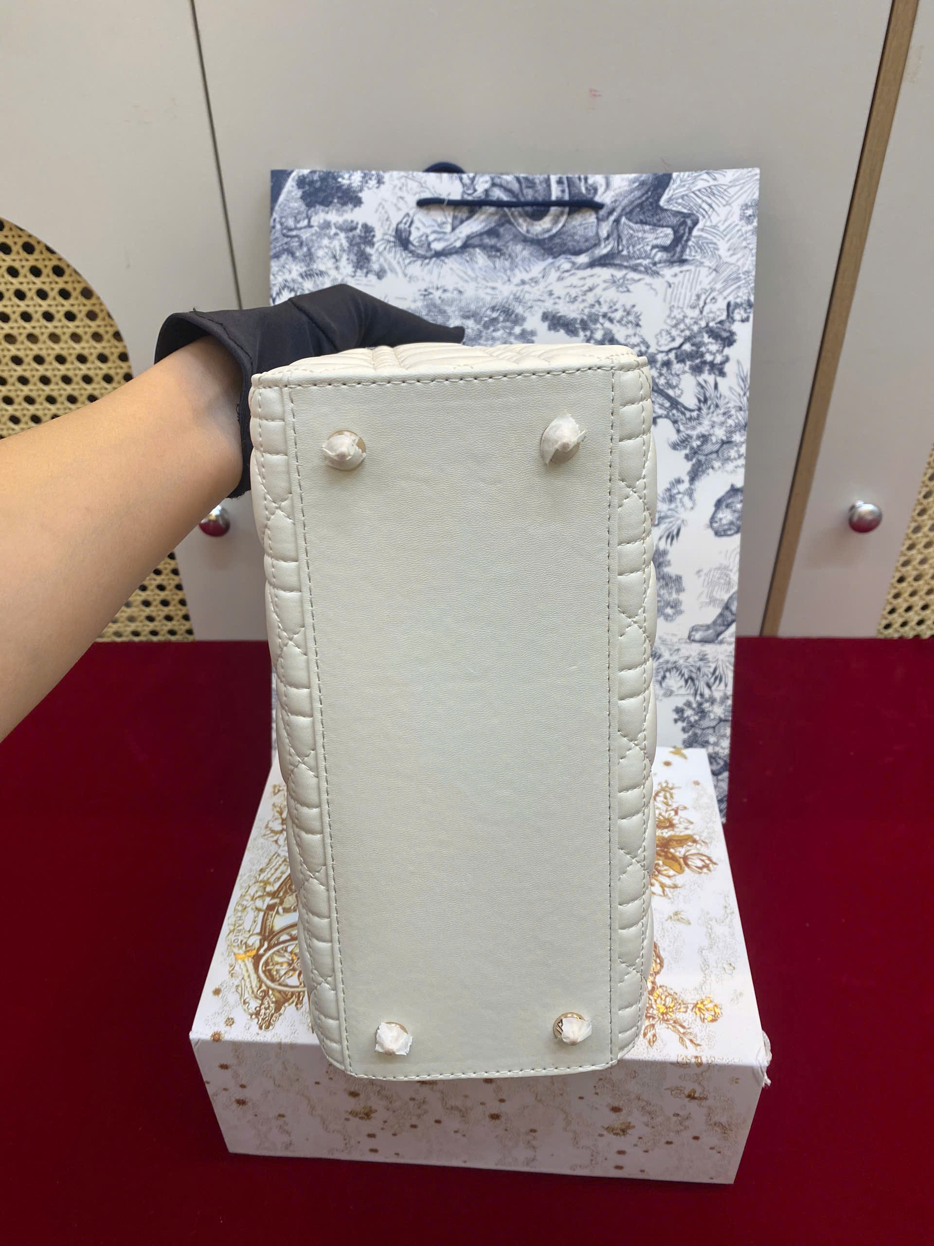 Túi Xách Medium Lady Dior Bag Super Size 24cm