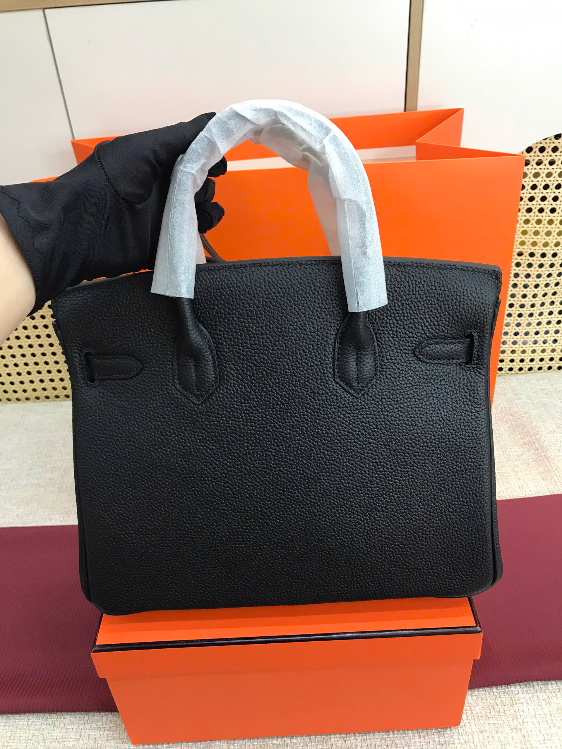 Túi Hermes Birkin Super Màu Đen Lót Đen Size 30cm