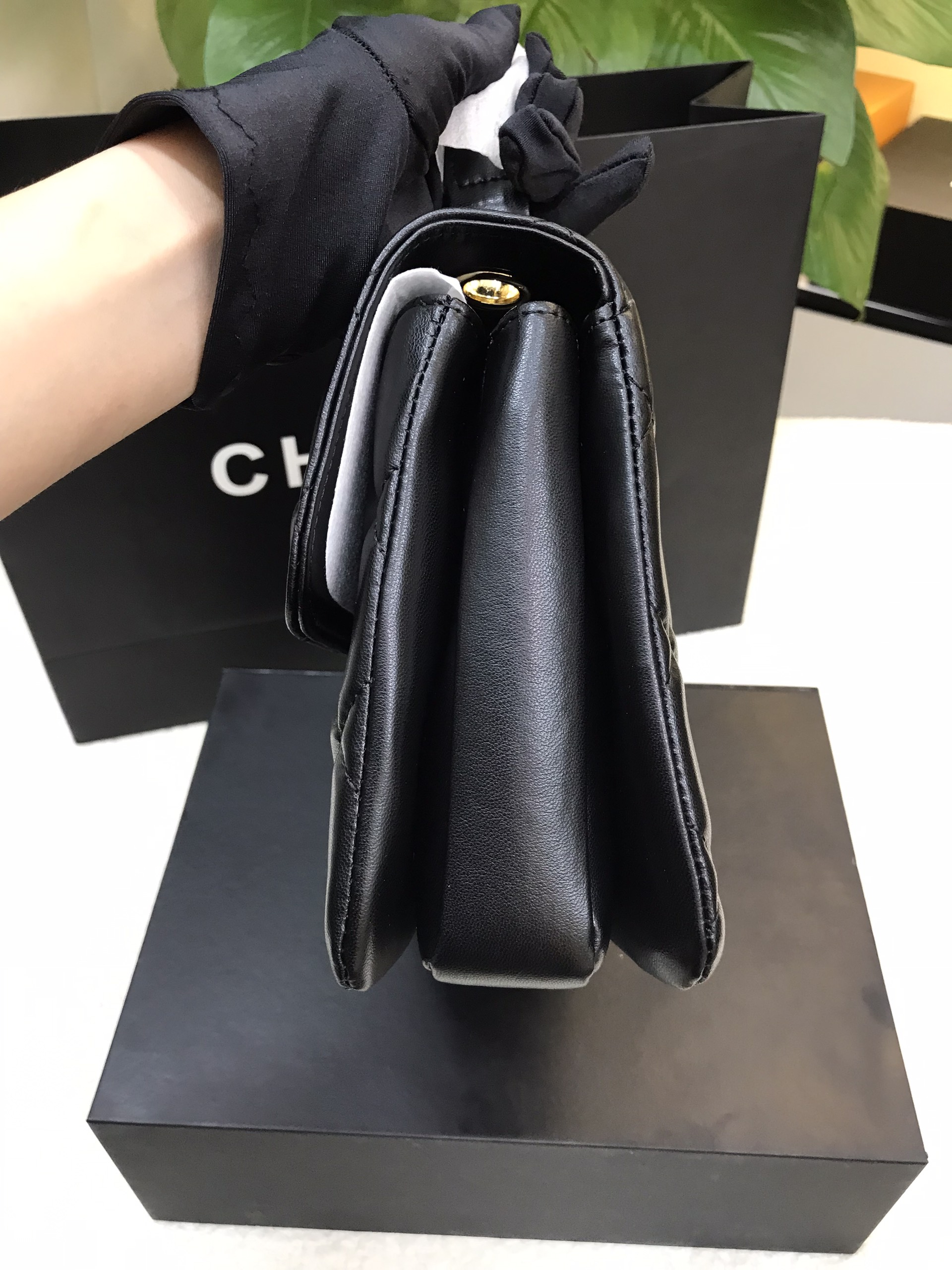 Túi Chanel Trendy Bag Super Màu Đen Size 25cm A92236