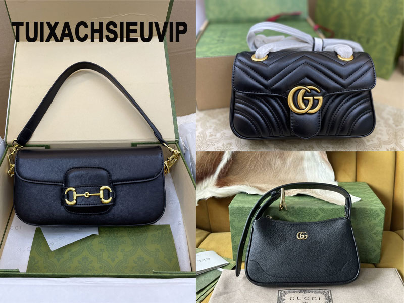 Những mẫu túi xách Super Gucci màu đen sang trọng, ấn tượng